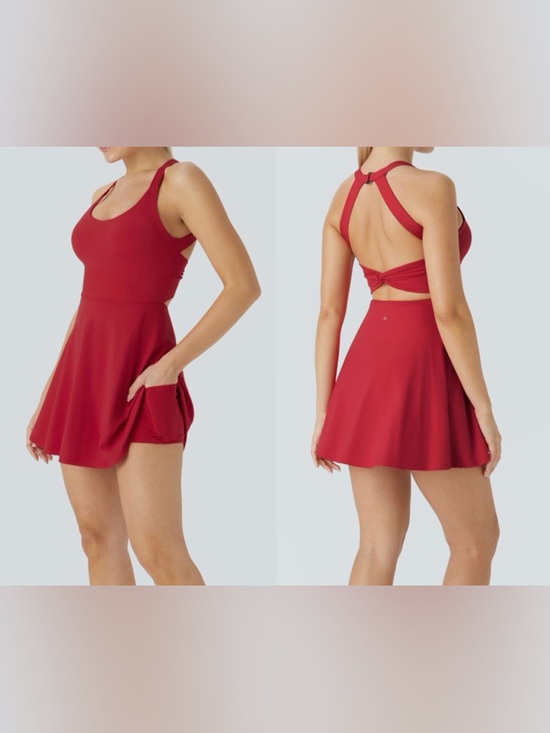 HALARA Dresses & Skirts - Halara SoftlyZero Airy Backless Twisted Active Dress